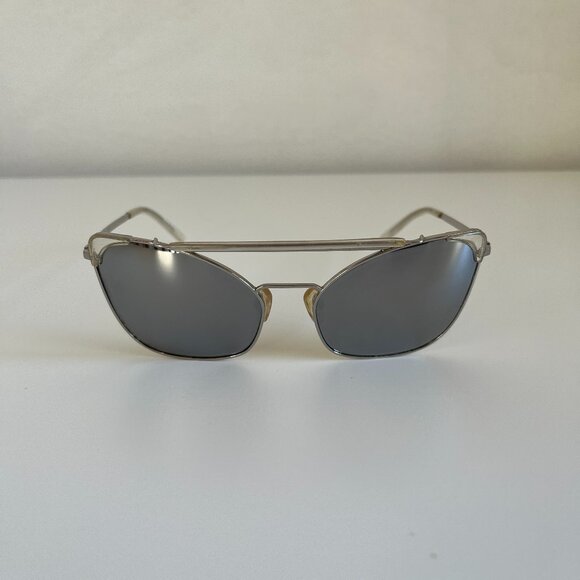 Grey Ant CHAT Mirrored Cat-Eye Aviator Silver Sunglasses Grey Ant CHAT Mirrored Cat-Eye Aviator Silver Sunglasses | eBay main image 2